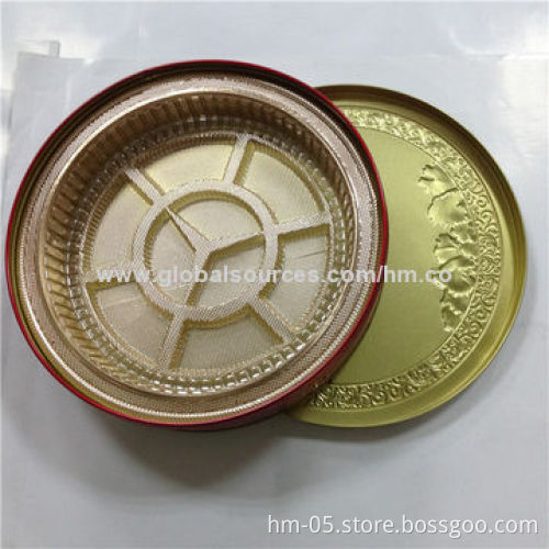 Gift Tin Box, Made of Tinplate, Suitable for Mooncake Packing